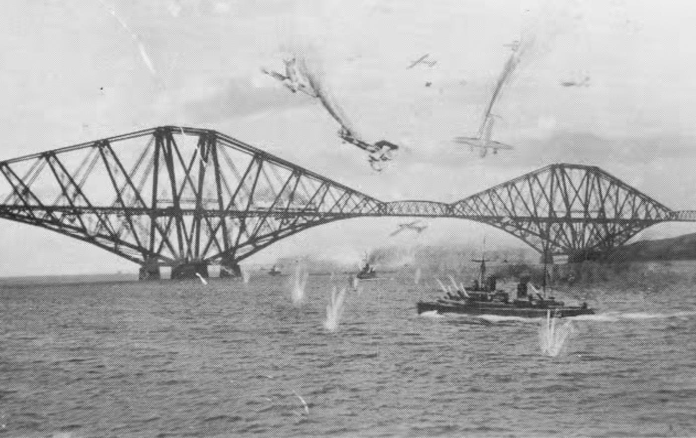 Firth of Forth luftwaffe attack on British ships 