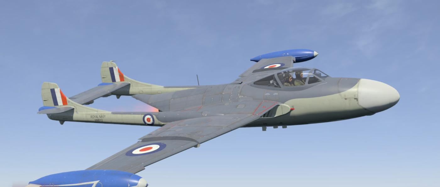 Sea venom fighter bomber raf plane 