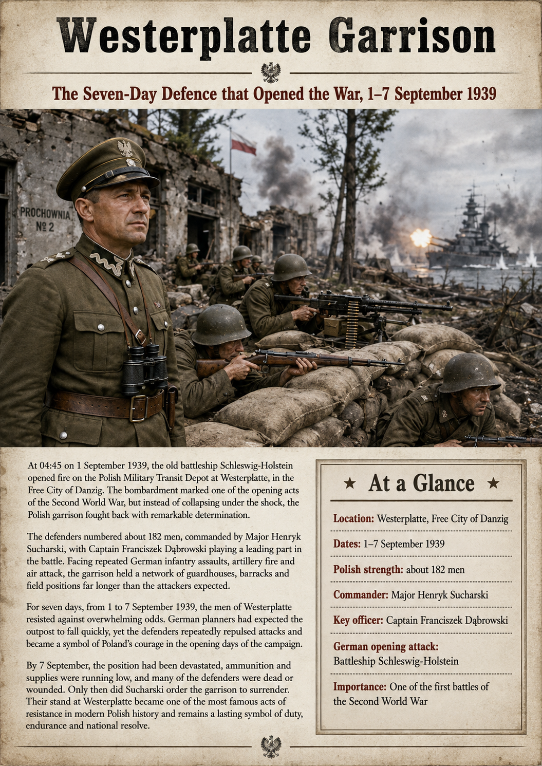 Westerplatte garrison defence 