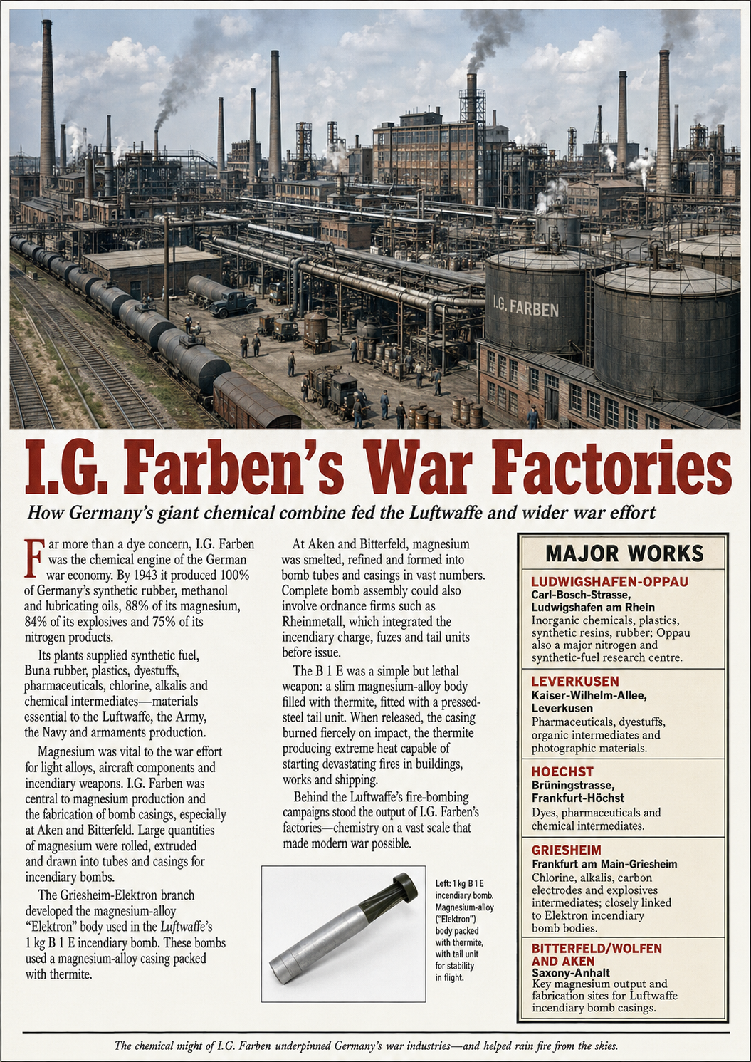 I g farbens bomb factory’s 