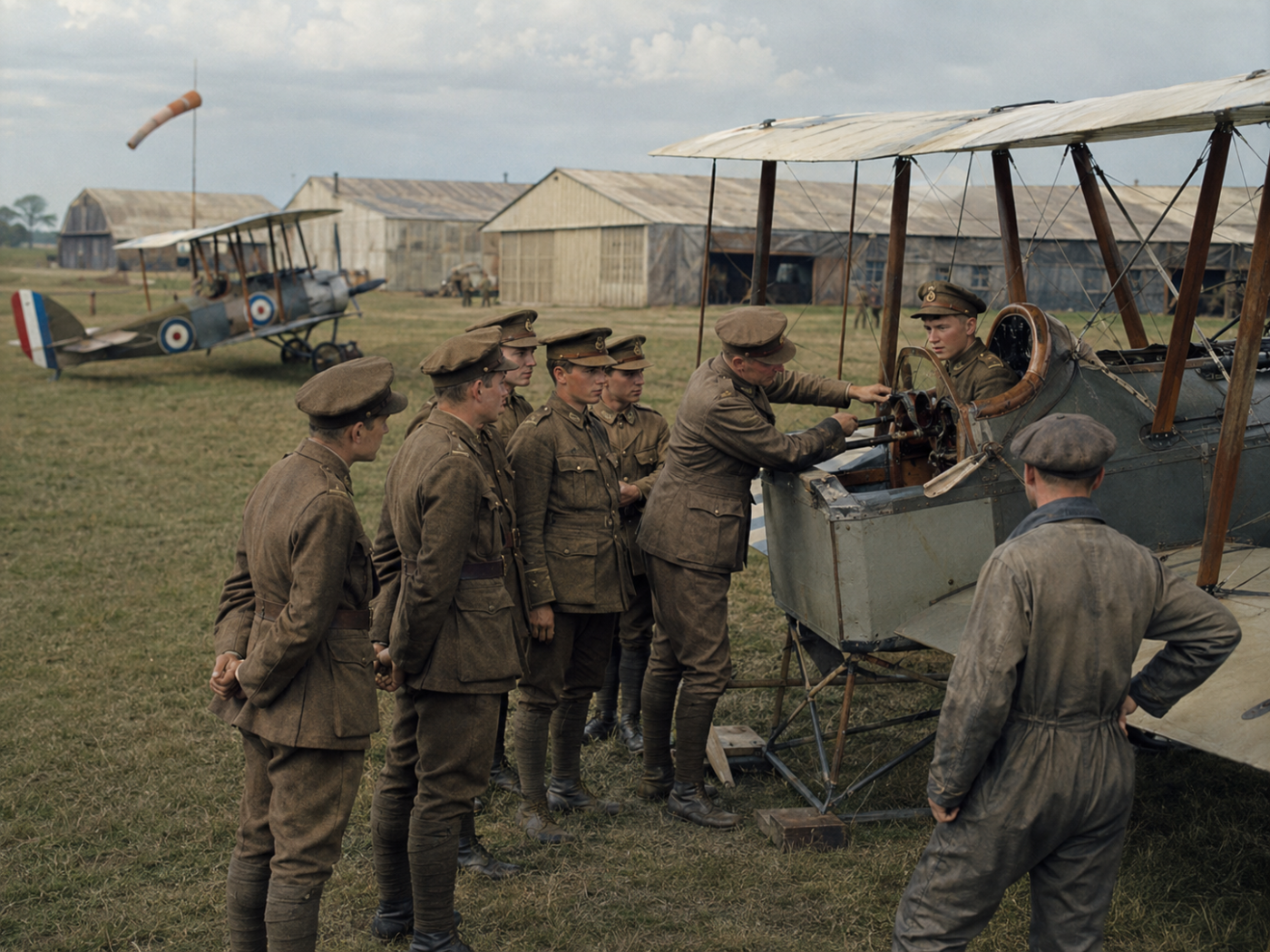 WW1 training of British pilots 