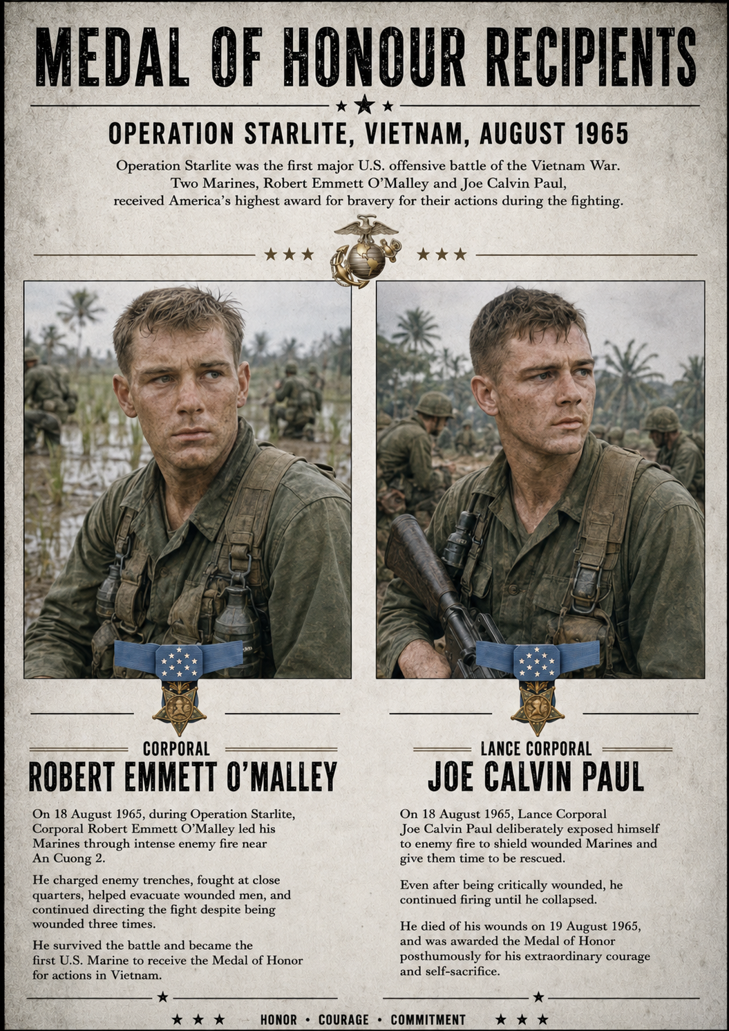 Medal of honour recipients