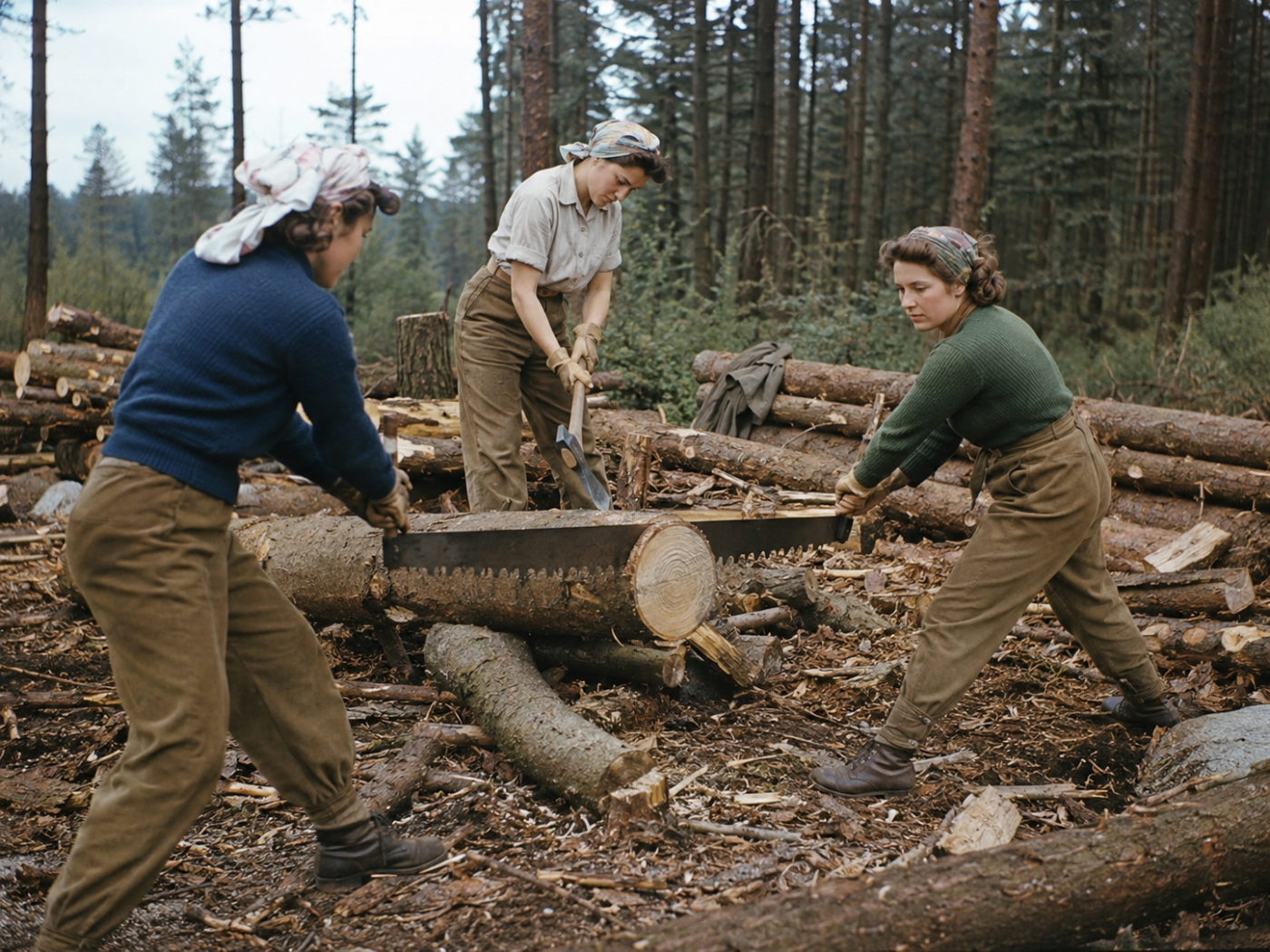 Ww2 lumber jills