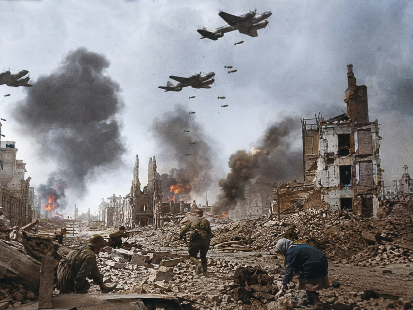 Luftwaffe bombing stalingrad 1942