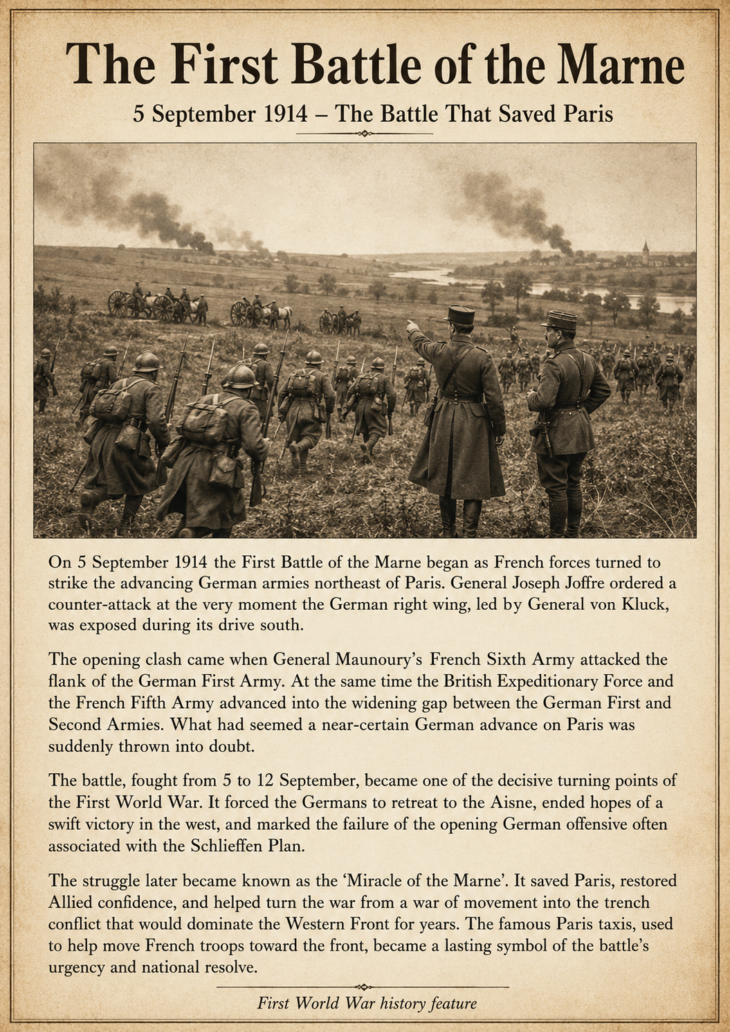 First battle of Marne