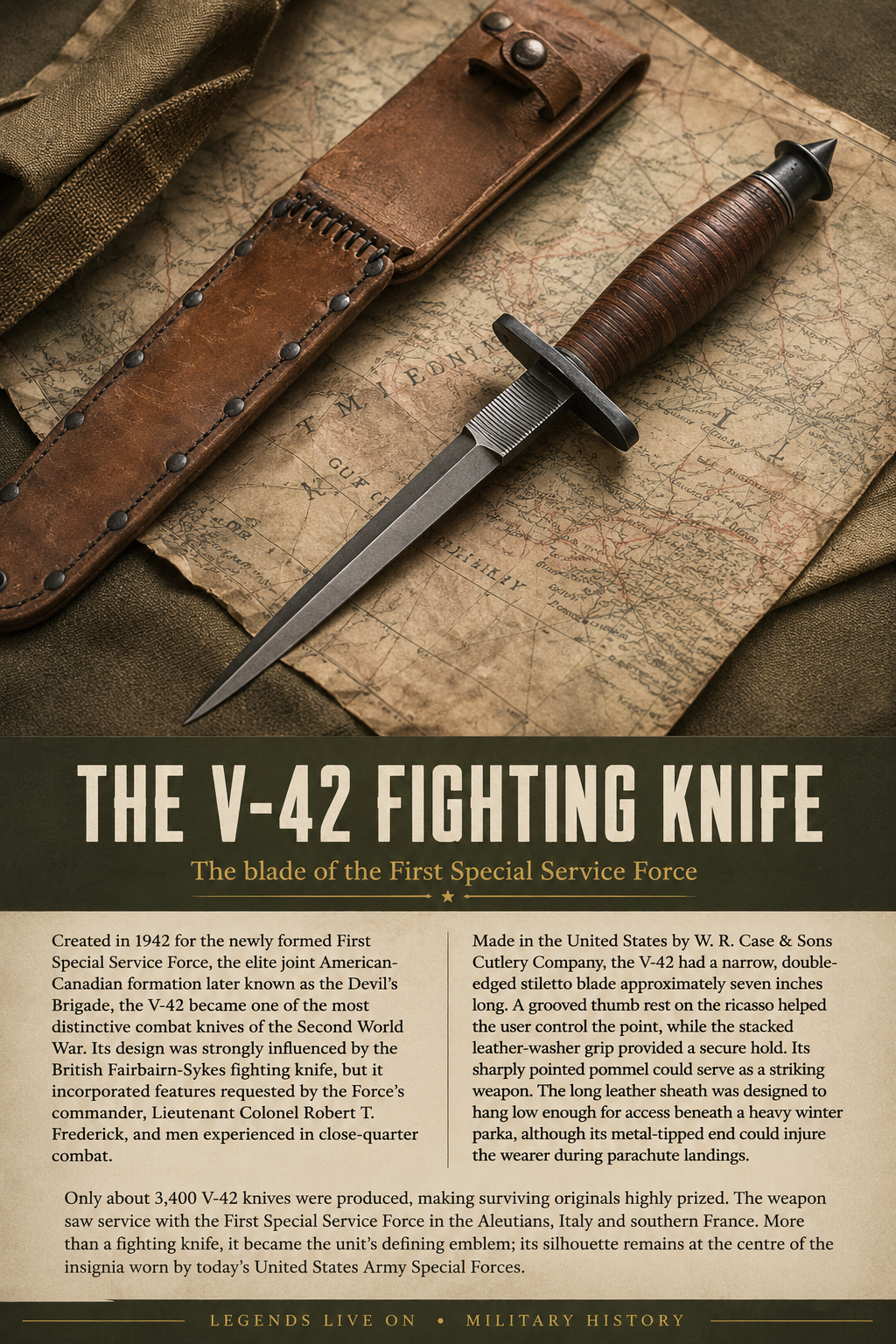 V-42 fighting knife 