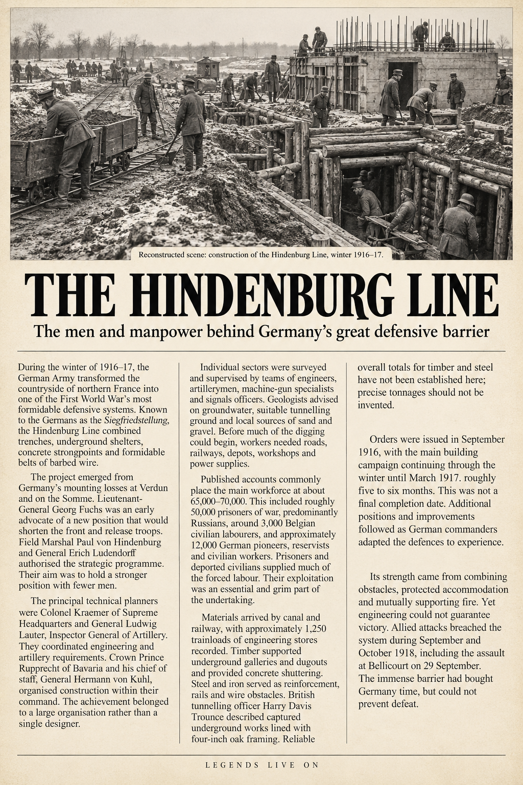 Hindenburg line 