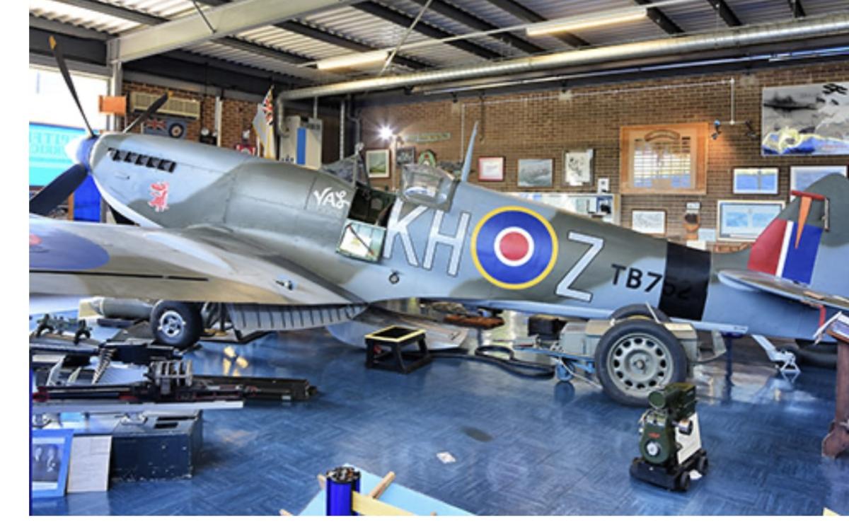 Spitfire fighter plane 