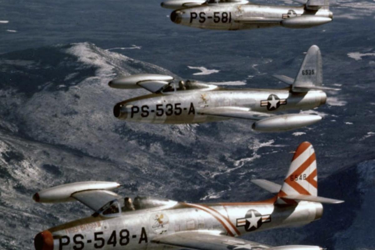 F-84 thunder jet