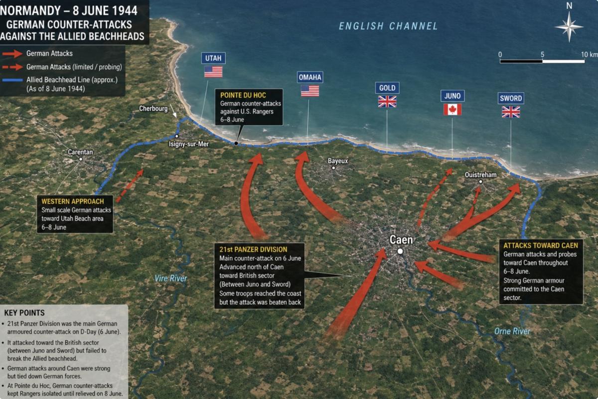Counter attack map