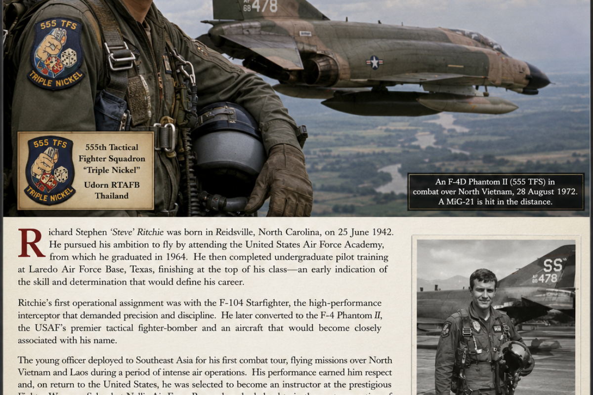 USAF r s Ritchie fighter pilot ace 