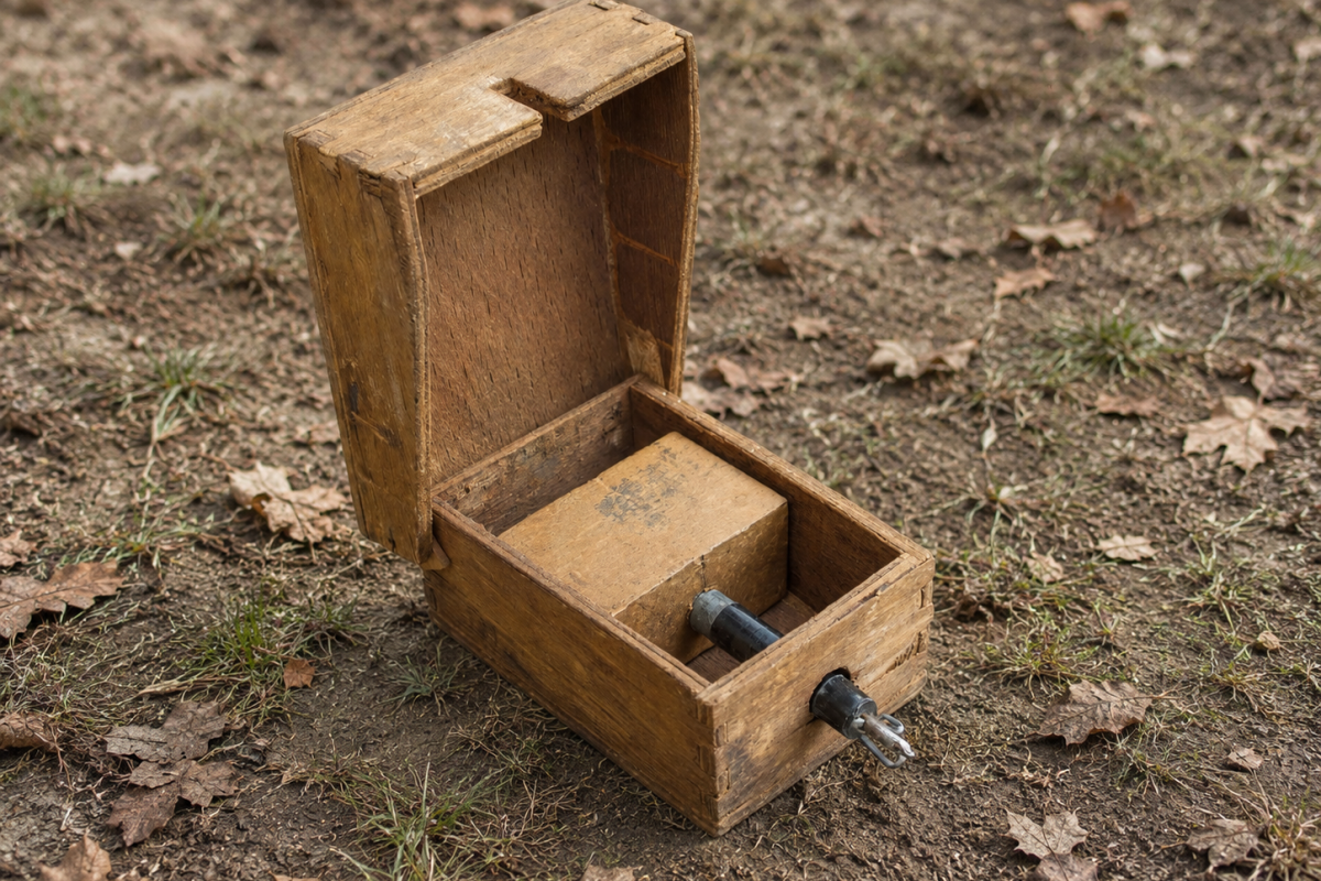 Ww11 German wooden shu mine 