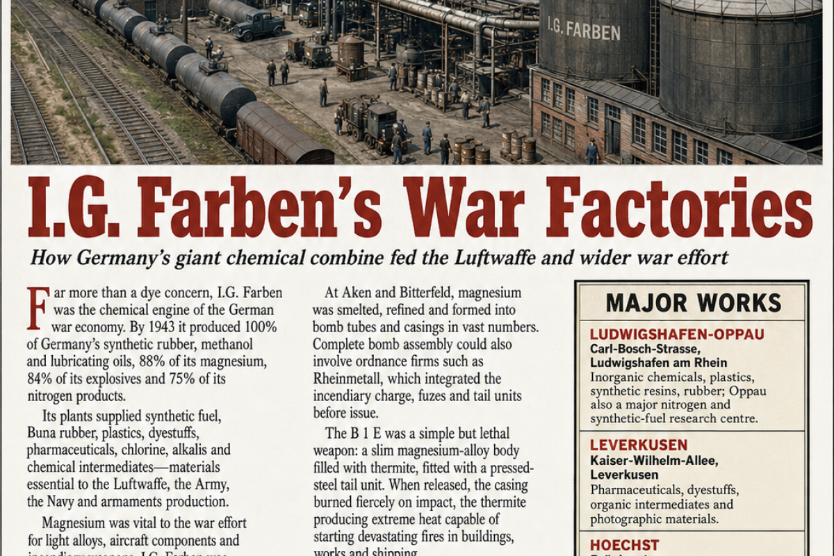 I g farbens bomb factory’s 