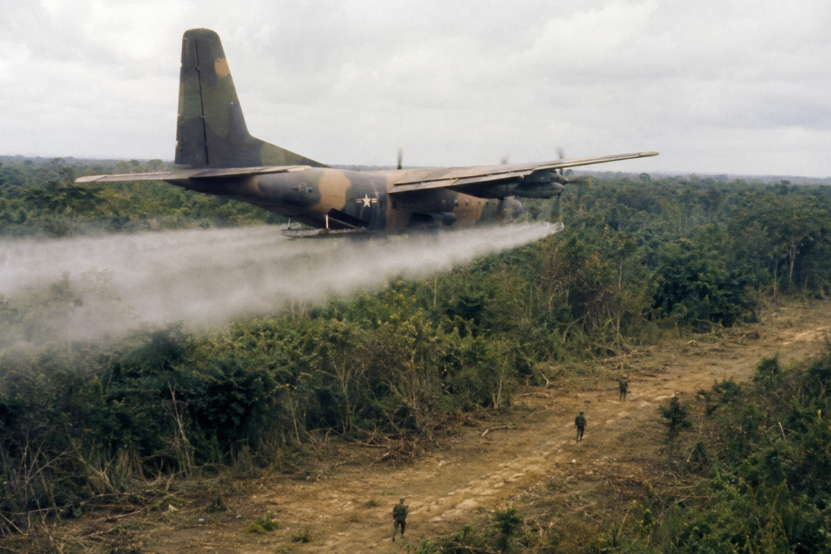 Agent orange USA chemical ware fare Vietnam