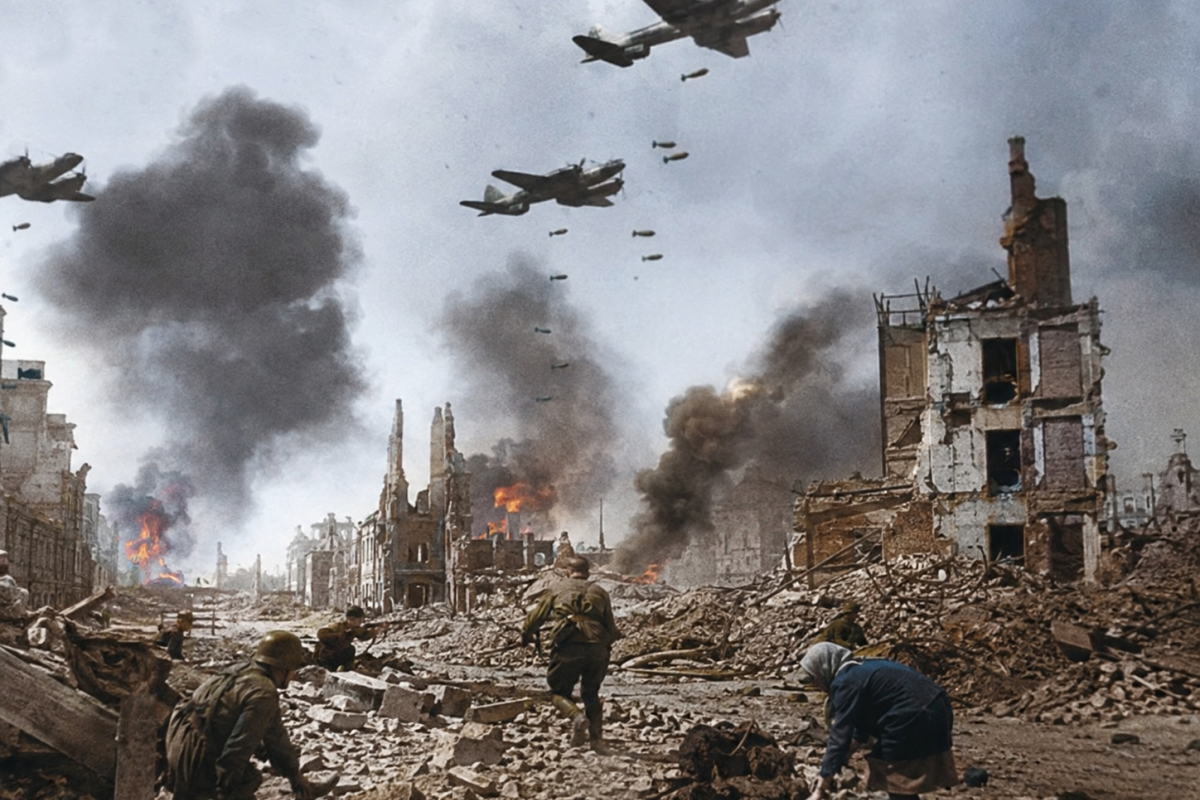 Luftwaffe bombing stalingrad 1942