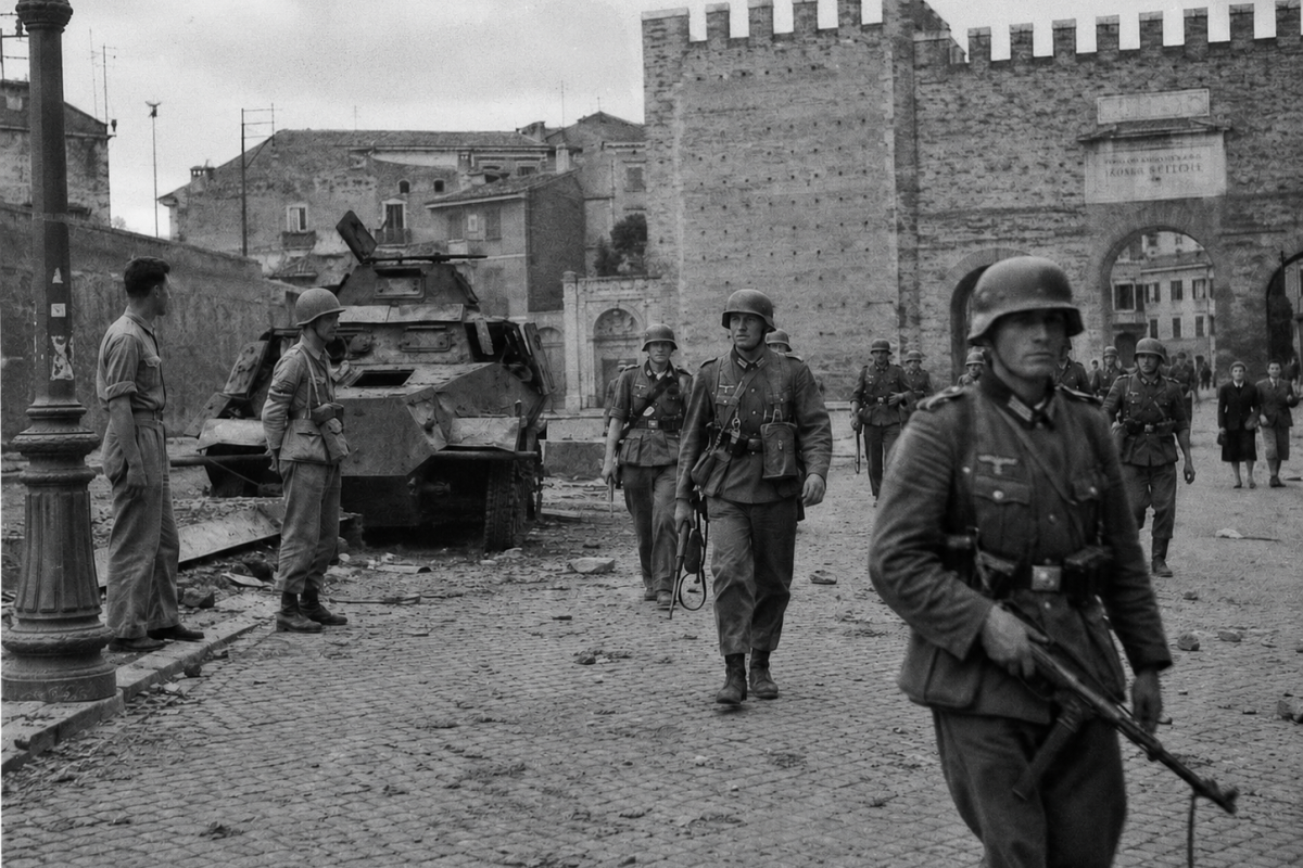 Germans invade and take over Rome 10th sept 1943 