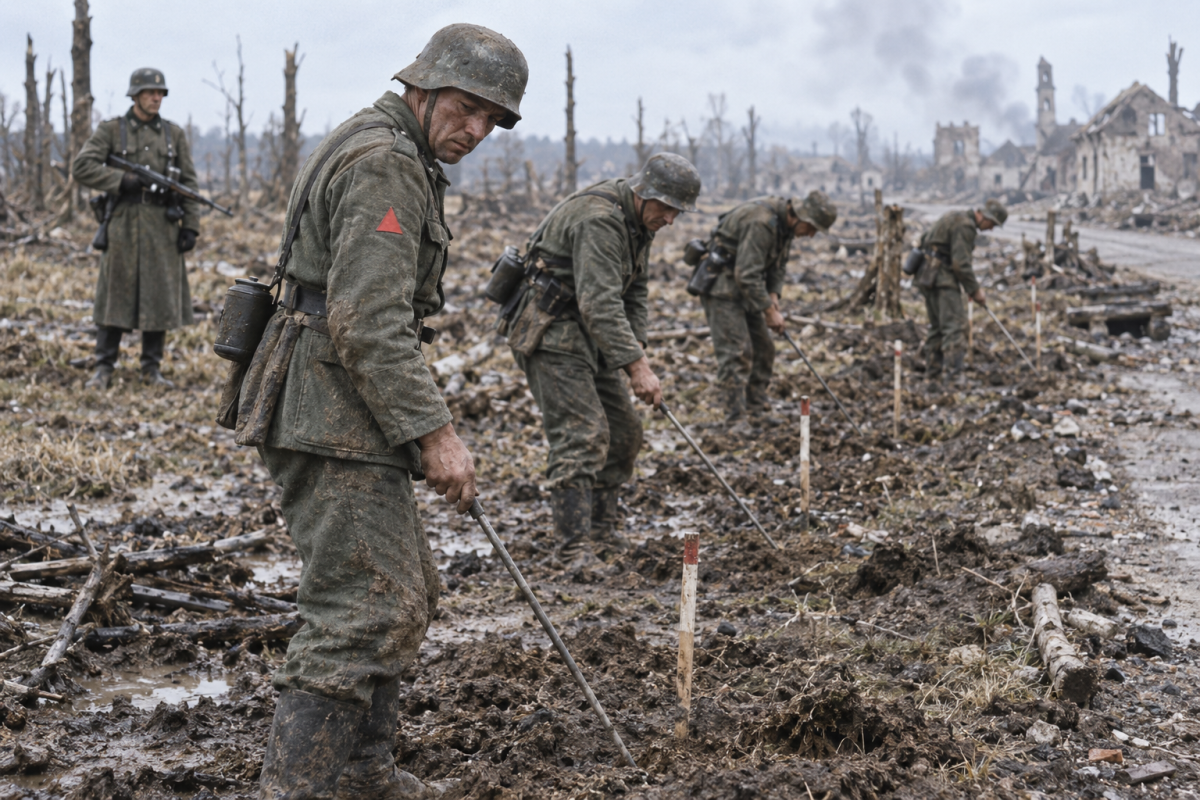 Red triangle soldiers German criminals penal