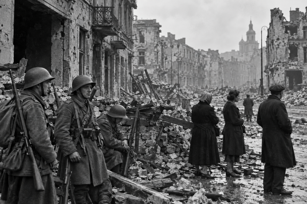 Warsaw surrenders ww11