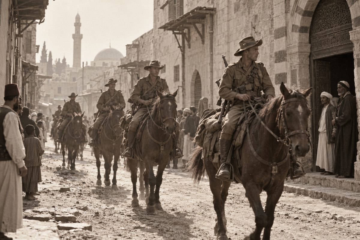 Capture of Damascus 1st oct 1918