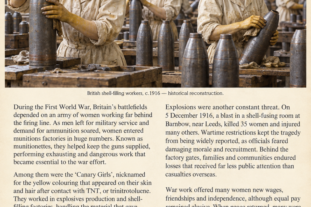 Canary girls woman factory tnt workers 