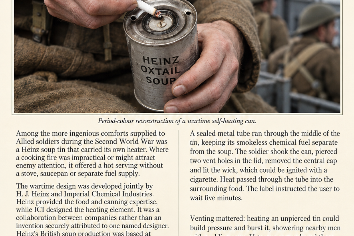 Heinz self heating cans 
