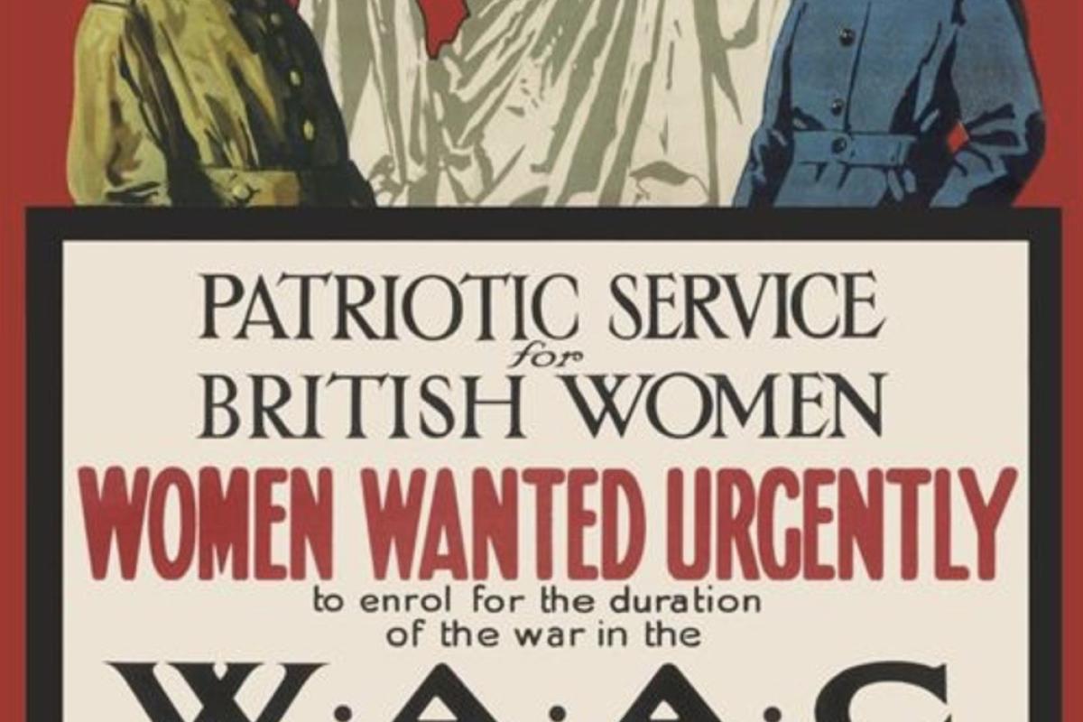 Woman’s recruitment into British forces 