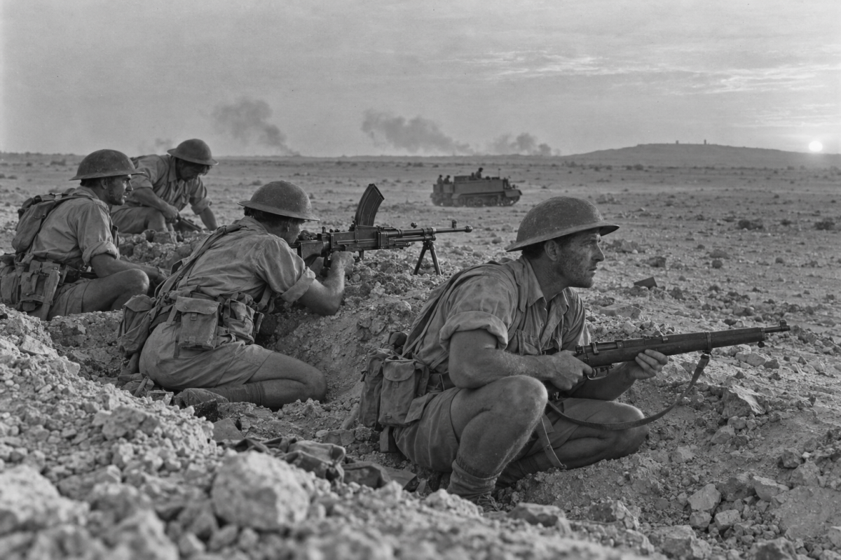 Australian troops defending 