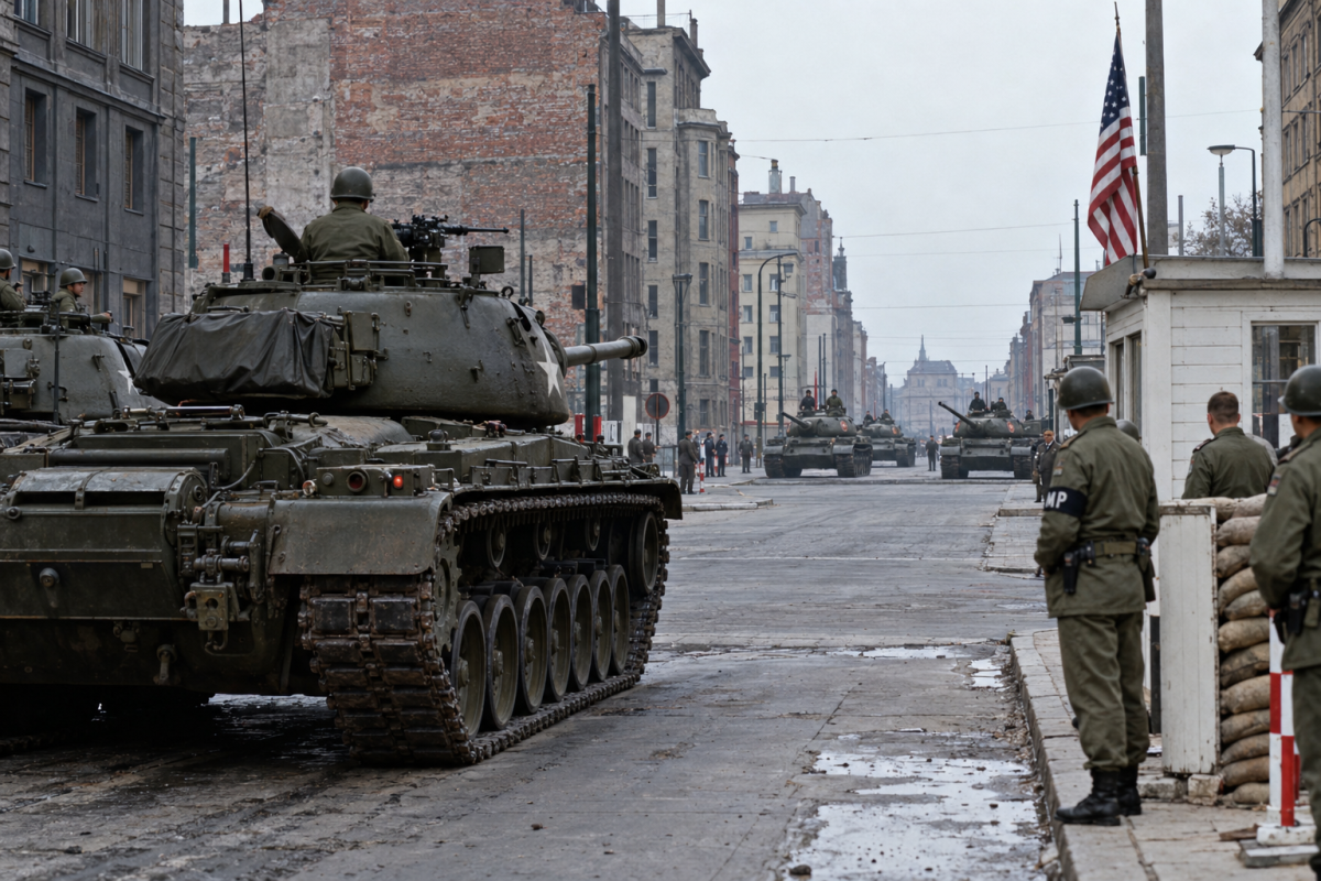 1961 checkpoint Charlie stand off 