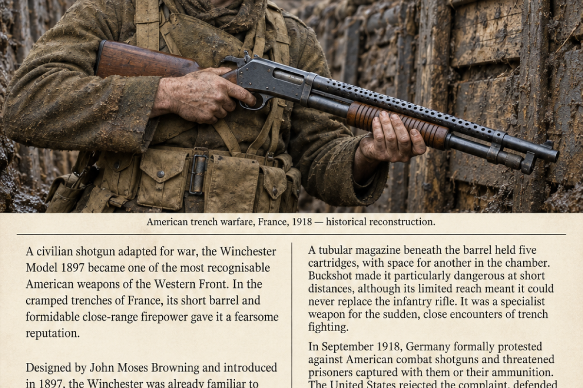 Winchester 1897 trench shotgun WW1
