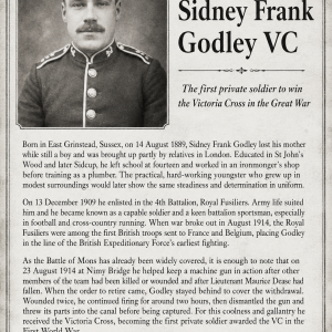 Vc  recipient private Sydney frank godley
