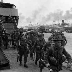 Airborne landing operation slapstick Italy 