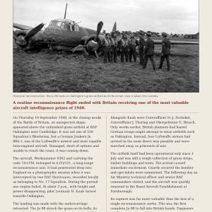 Luftwaffe ju88 crash lands crew captured raf oakington