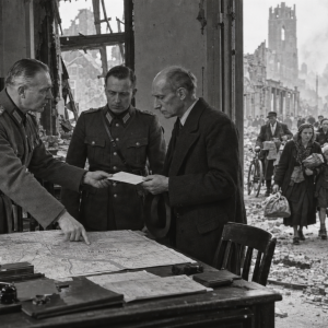 German major general Walter model orders civilians to evacuate Arnhem