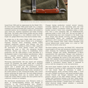 1908 Swiss Army knife 