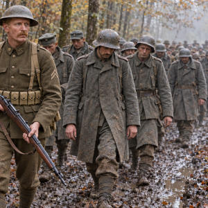 U.s army soldier medal of honour recipient cpl Alvin York captures prisoners 