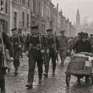 1914 Antwerp evacuation collapses 