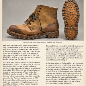 Italian alpini boot 